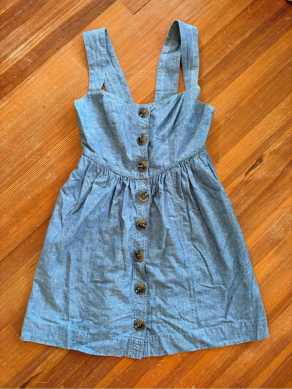 Free People Carolina Chambray Mini Dress